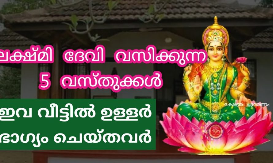 ഇത്തരം വസ്തുക്കൾ നിങ്ങളുടെ വീടുകളിൽ കുറയാറുണ്ടോ? എങ്കിൽ ശ്രദ്ധിക്കുക.