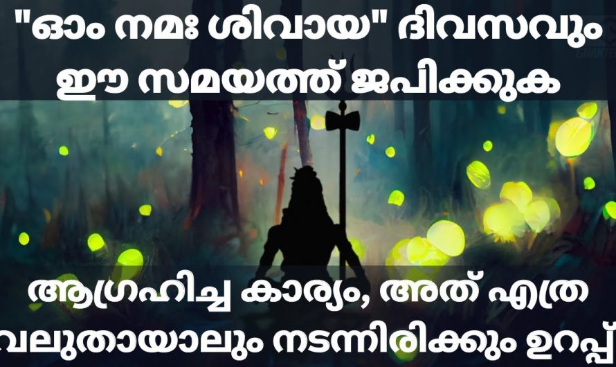 ജീവിതത്തിൽ കൂടുതൽ അഭിവൃദ്ധി പ്രാപിക്കുന്നതിന് വേണ്ടി ഈ മന്ത്രം ചൊല്ലാം….