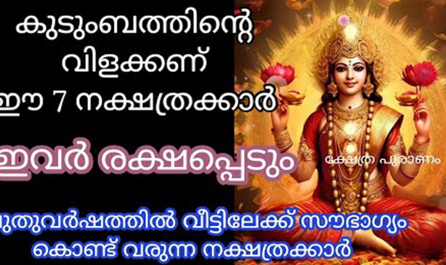 ജീവിതം വിജയം കരസ്ഥമാക്കുന്ന നക്ഷത്രക്കാരെ കുറിച്ച് ആരും അറിയാതെ പോകരുതേ