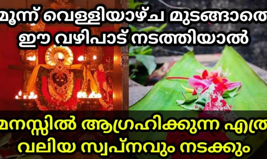 നമ്മുടെ ജീവിതത്തിലെ ആഗ്രഹസാഫല്യത്തിന് ഈ വഴിപാട് മാത്രം മതി. ഇത്തരം വഴിപാടുകൾ ആരും അറിയാതെ പോകരുതേ.