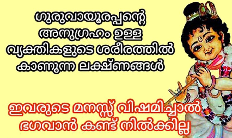 കണ്ണന്റെ അനുഗ്രഹം നേരിട്ടുള്ളവരെ നമുക്ക് മനസ്സിലാക്കാം.