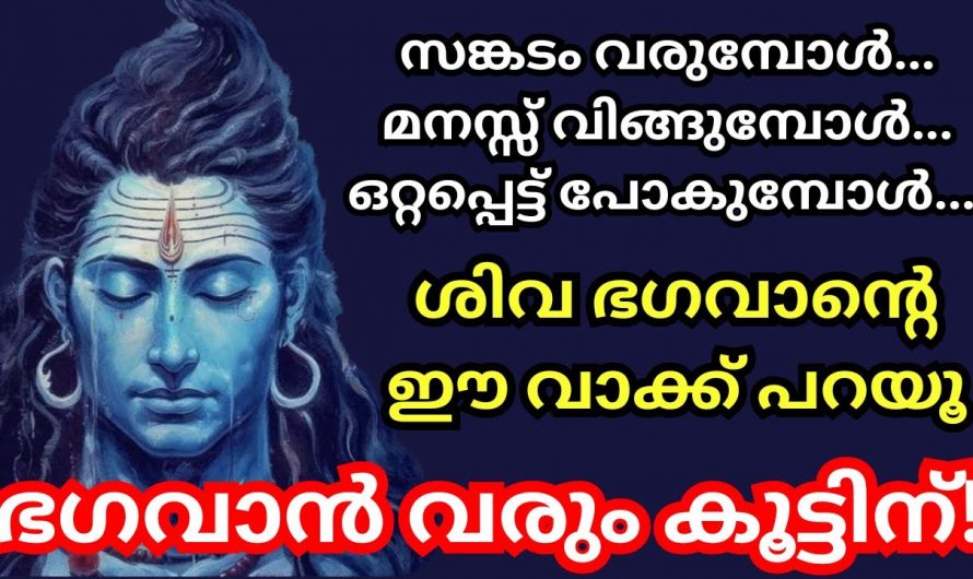 പല പ്രതിസന്ധിഘട്ടങ്ങളിലും ഒറ്റപ്പെടലുകൾ അനുഭവിക്കുന്നവരാണോ നിങ്ങൾ? എങ്കിൽ ഈ മന്ത്രജപത്തെ ആരും തിരിച്ചറിയാതെ പോകരുതേ.