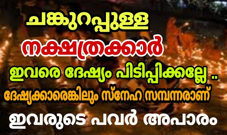 എല്ലാകാര്യത്തിലും ദേഷ്യം പ്രകടിപ്പിക്കുന്ന ഈ നക്ഷത്രക്കാരെ  ആരും അറിയാതെ പോകരുതേ.