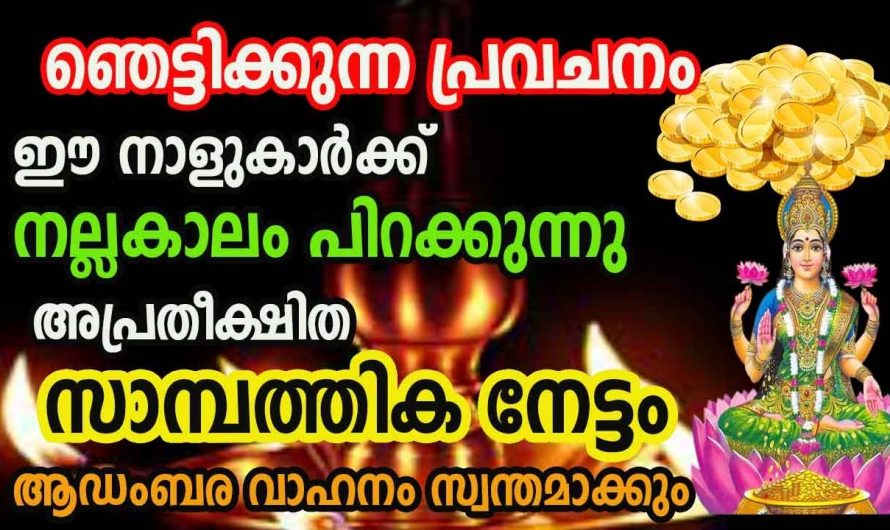 ഞെട്ടിക്കുന്ന മാറ്റങ്ങളാൽ  ഉയർച്ച പ്രാപിക്കാൻ കഴിയുന്ന ഈ നക്ഷത്രക്കാരെ കുറിച്ച് ആരും അറിയാതെ പോകരുതേ.