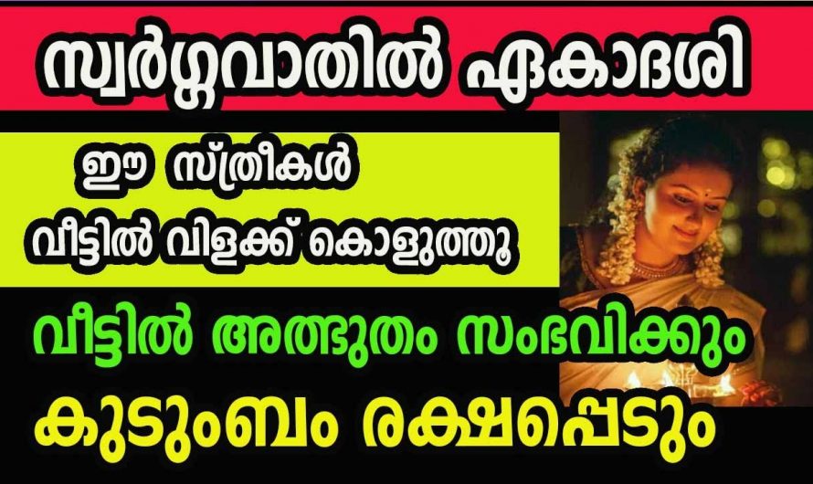 ജീവിതത്തിൽ ഉയർച്ചയുണ്ടാകാൻ ഏകാദശി ദിവസം ഇവരെക്കൊണ്ട് വിളക്ക് തെളിയിക്കൂ. ഇതാരും കാണാതെ പോകല്ലേ.