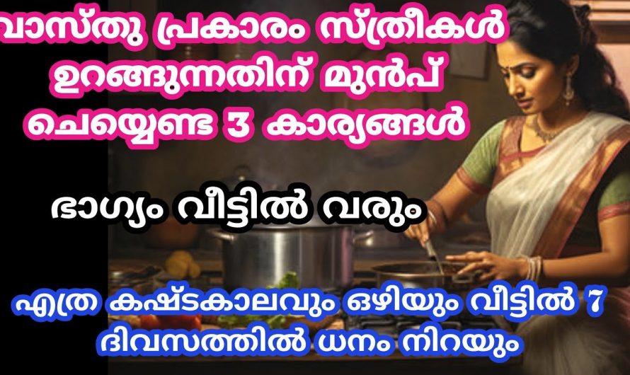 കുടുംബങ്ങളിൽ ഐശ്വര്യവും സമൃദ്ധിയും ഉണ്ടാകാൻ സ്ത്രീകൾ ഈ ഒരു കാര്യം ചെയ്താൽ മതി. ഇതാരും നിസ്സാരമാക്കല്ലേ.