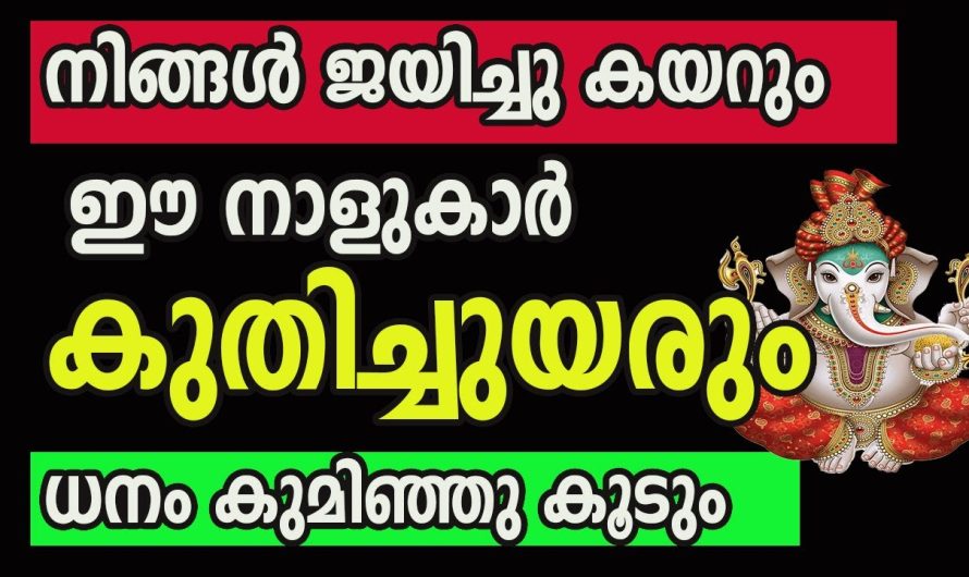 ഈ നാളുകാരുടെ ജീവിതത്തിൽ ഇനി ധനം കുമിഞ്ഞു കൂടും. ആ ഭാഗ്യ നക്ഷത്രക്കാർ ആരൊക്കെയാണെന്ന് നോക്കൂ.