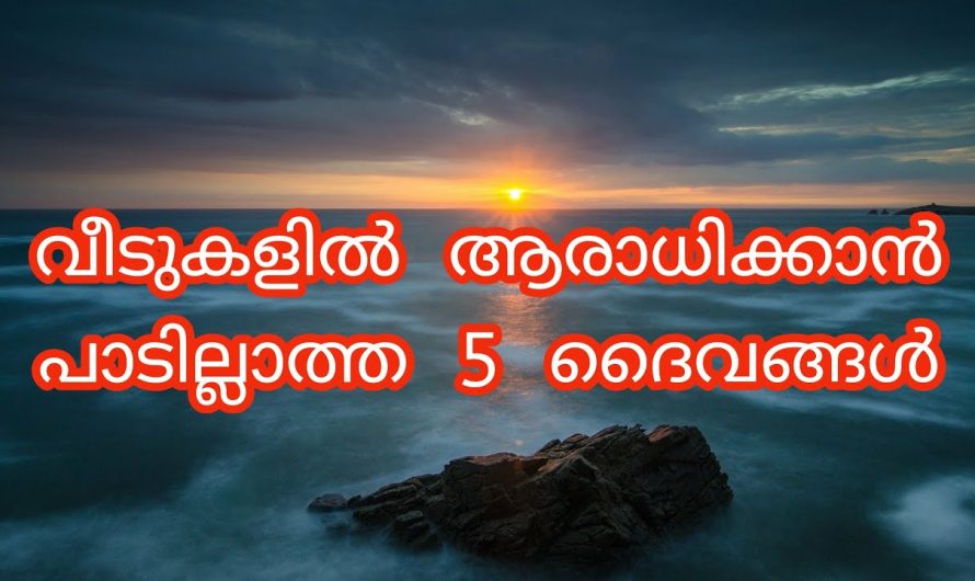 ഈ ദൈവങ്ങളെ ഒരിക്കലും വീട്ടിൽ ആരാധിക്കാൻ പാടില്ല. സൂക്ഷിക്കുക.