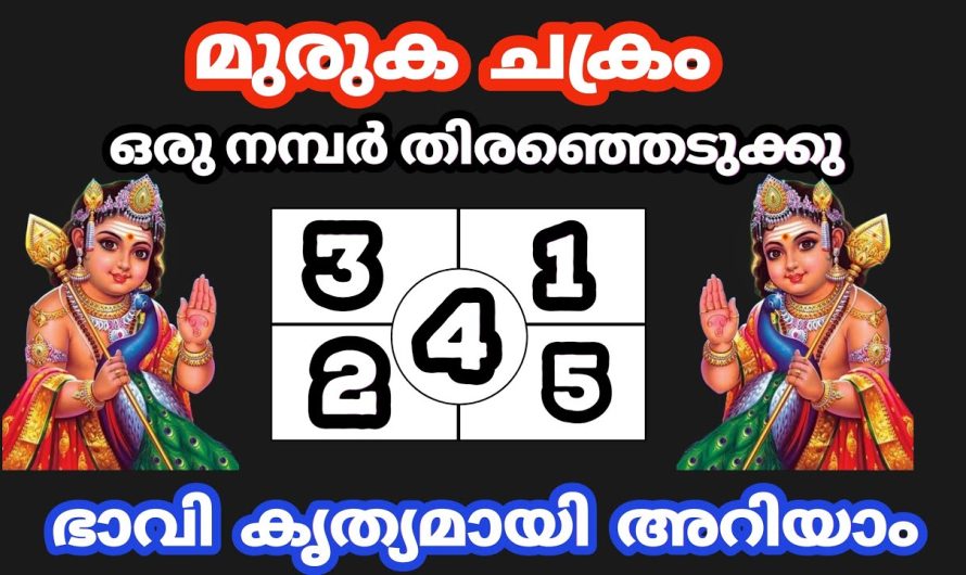 ഇതിൽ ഒരു നമ്പർ തിരഞ്ഞെടുക്കൂ. മുരുകൻ സ്വാമി നിങ്ങൾക്ക് നൽകിയിരിക്കുന്ന അനുഗ്രഹങ്ങൾ എന്താണെന്ന് അറിയേണ്ടേ.