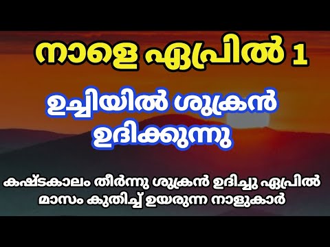 ഇവരുടെ കഷ്ടപ്പാടുകൾ ഇതാ അവസാനിക്കുന്നു. ഏപ്രിൽ മാസത്തിൽ ശുക്രദിച്ചിരിക്കുന്ന നക്ഷത്രക്കാർ.