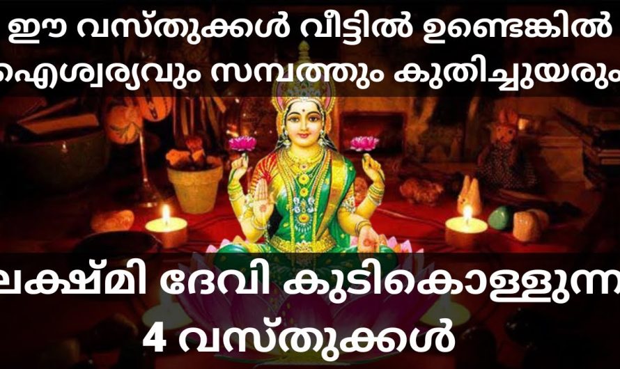 ഈ വസ്തുക്കളിൽ ലക്ഷ്മി ദേവി വസിക്കുന്നു. ഉടനെ ഈ വസ്തുക്കൾ വീട്ടിൽ കൊണ്ടുവരൂ.