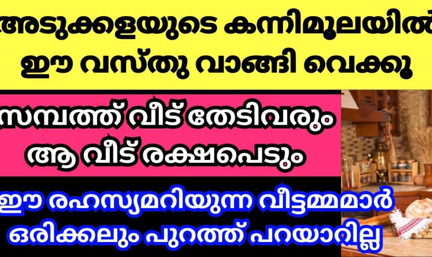 വീട്ടിൽ അടുക്കളയുടെ സ്ഥാനം ഈ ദിശയിൽ ആണോ? വാസ്തുശാസ്ത്രപ്രകാരം ഉള്ള  ഈ കാര്യങ്ങൾ അറിയാതെ പോകരുത്.